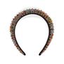 Multicoloured embellished headband